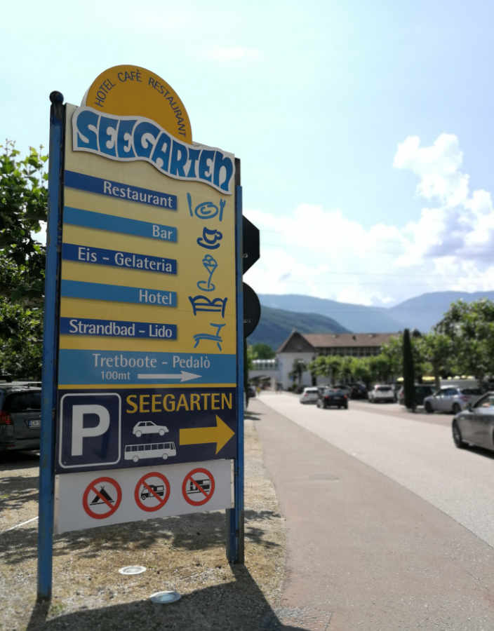Parkplatz am Kalterer See